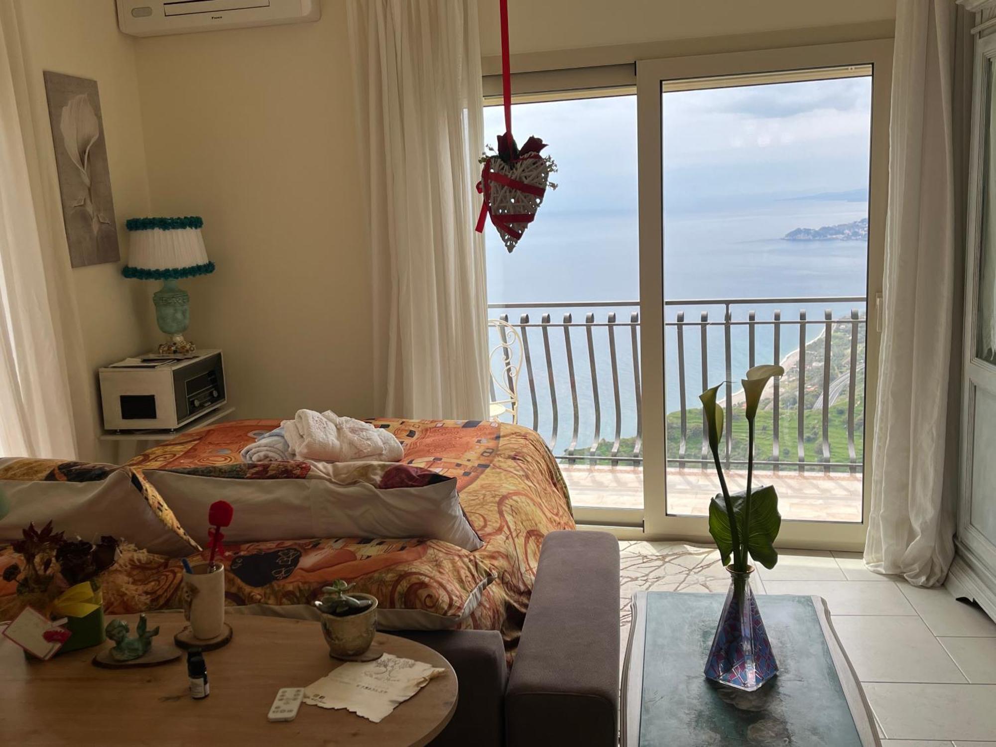 Casa vacanza con vista panoramica Forza dʼAgro Esterno foto