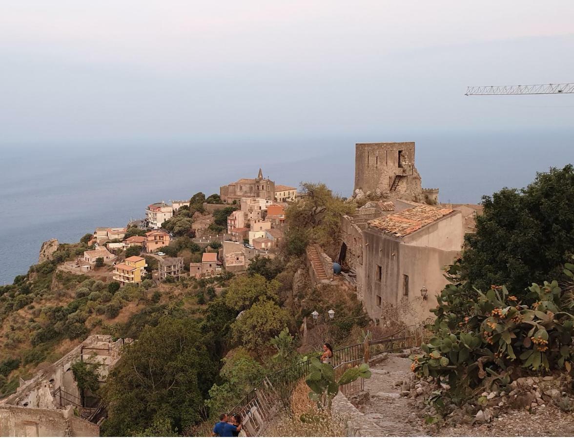 Casa vacanza con vista panoramica Forza dʼAgro Esterno foto